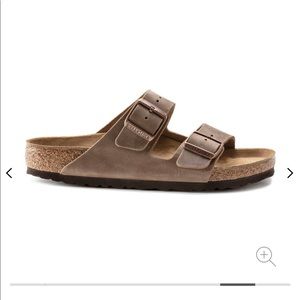 Arizona Oiled Leather sandal in Tobacco Brown - new with tags EU44/US11-11.5